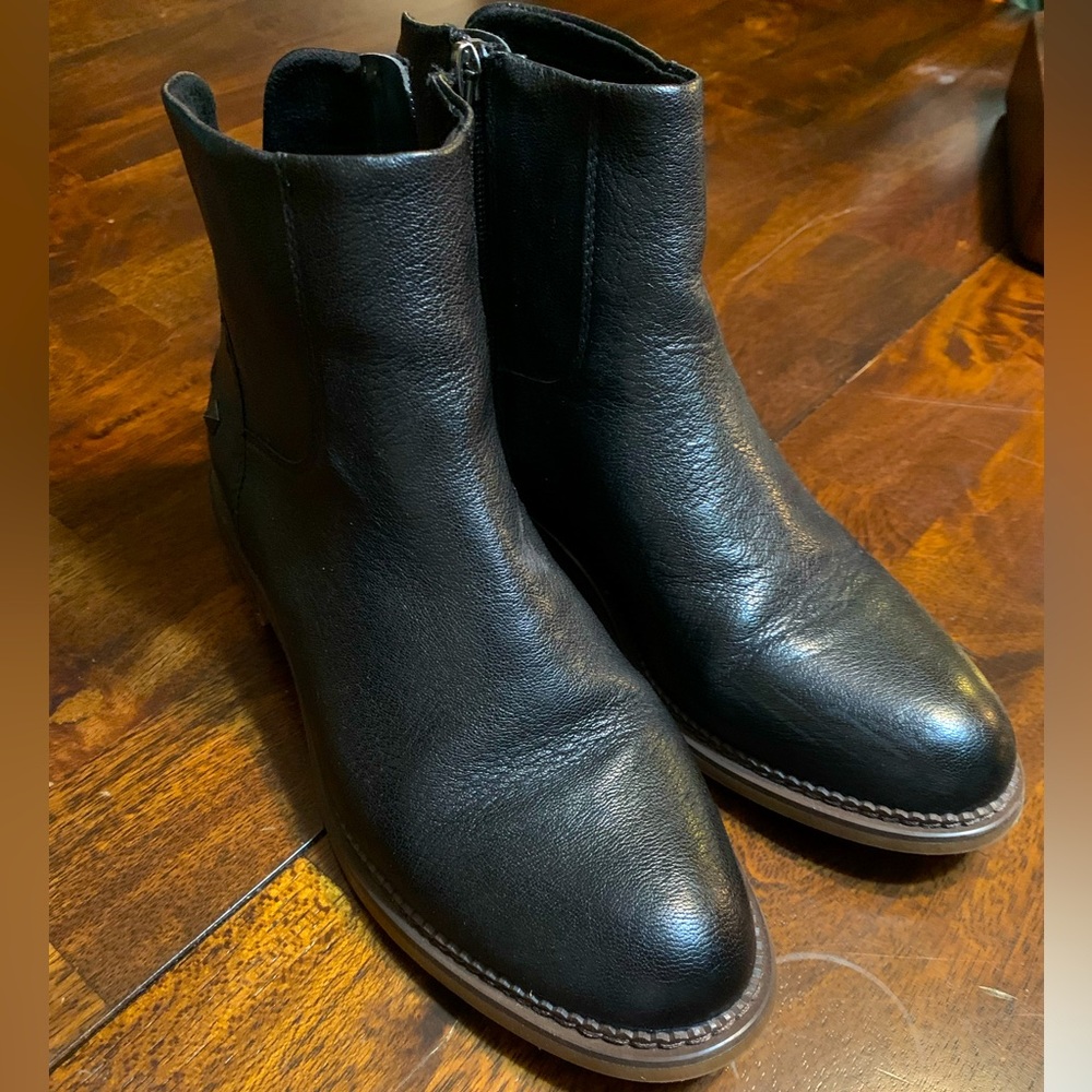 Black Franco Sarto ankle boots